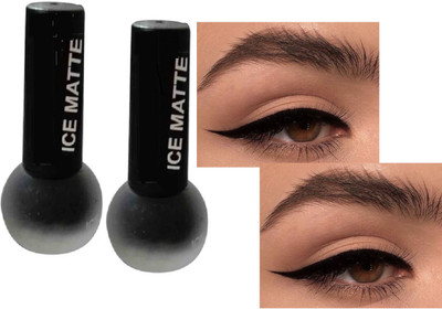 CATERINACHIARA Liquid Eyeliner with Waterproof & Smudge-Proof COMBO 4 ml(BLACK)