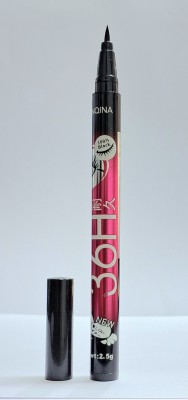 Subaxo Beauty Water & Smudge Proof 36 Hour Long Lasting Liquid EyeLiner Pack of 1, 2.5 g(Black)