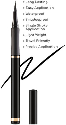 FELICECHIARA HD Sketch Eyeliner | Waterproof Eyeliner | Smudge-Proof Eyeliner 5 g(JET BLACK)