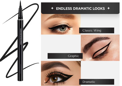 USBK Deep Black Sketch Matte Eyeliner Waterproof Eyeliner 2 g(BLACK)