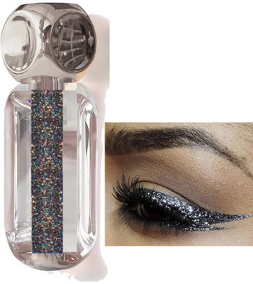 ADJD Eyeliner Water Proof Smudge Proof Long Lasting Gilliter Multicolour black 3.5 g(Gilliter Multicolour black)