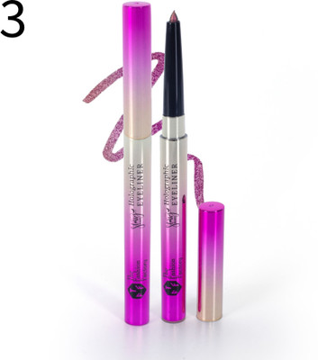 COSLUXE PROFESSIONAL X TFF Holographic Shimmery Eyeliner Pencil | Waterproof, Smudge Proof 0.35 g(Long Lasting Eyeliner With Easy Glide | 24hrs Multi-03, 0.35g)