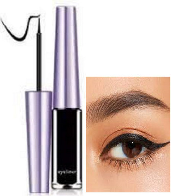 Luipui best black eye liner trending long lasting eye liner pack of 1 8 ml(BLACK)