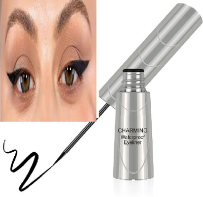 Luipui best black color eye liner waterproof and long lasting pack of 1 6 ml(BLACK)