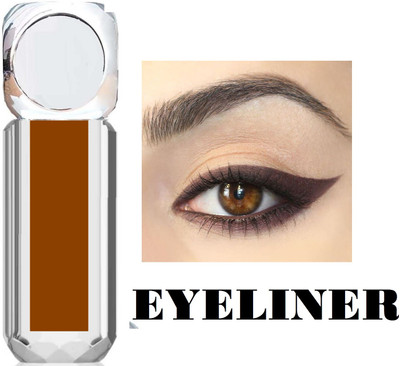 GABBU Water Proof | Smudge Proof | Long Lasting Liquid Brown Color Eyeliner 3.5 ml(brown)