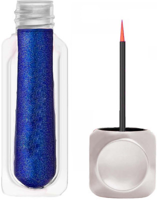 GULGLOW99 Blue Metallic Colored Eyeliners,Waterproof High-pigmented 3.5 g(BLUE)