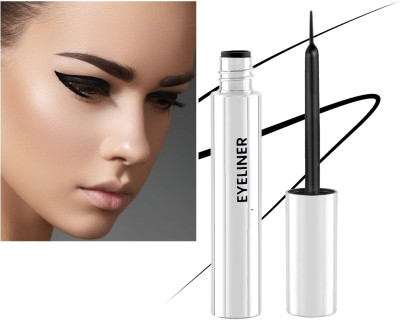 tanvi27 HD Matte Liquid Black Eyeliner 6 ml(SILVER)