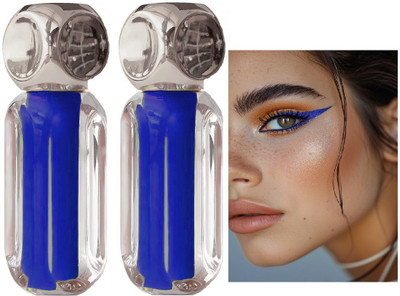 tanvi27 Instant Waterproof Matte Liquid Eyeliner 7 g(blue)