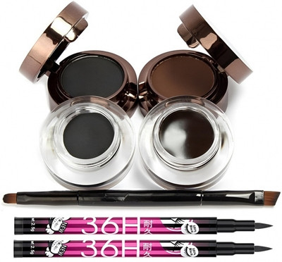 kHUDAt Dual-Ended Eye Liner and Brow Powder with Sketch Applicator 16.7299999999999 ml(BLACK_BROWN)