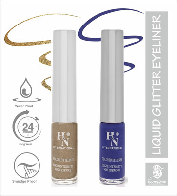 HIGHLIGHT NAILS HN-EL1-CMB (EL1-06) (EL1-13) 6 ml(GLITTER BROWN::ROYAL BLUE)
