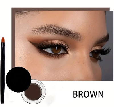 SILDUST Waterproof Gel Eyeliner With Brush 5 g(Brown)