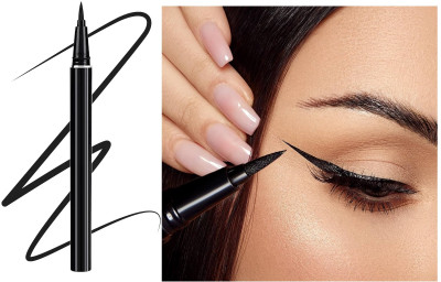 NADJA Waterproof Liquid Eyeliner Long Lasting&Smudgeproof Eye Liner 1.5 ml(black)