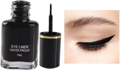 Wonholli Liquid Eyeliner Intense Black Waterproof Matte Long Lasting Formula 7 ml(BLACK)