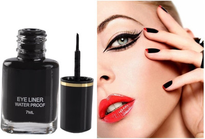 Wonholli Non-transfer| Sweat proof Liquid Eyeliner 7 ml(BLACK)