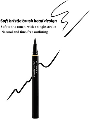 FELICECHIARA 3D Jet Black Bold Felt Tip Eyeliner 1.2 ml 5 g(Jet BLACK)