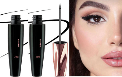 ADJD Combo Liquid Eyeliner Matte Finish & Waterproof Eyeliner 14 ml(BLACK)