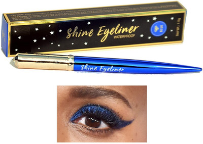 GFSU - GO FOR SOMETHING UNIQUE Blue SHIMMER EYELINER LONG LASTING & WATERPROOF EYE MAKEUP 1.5 g(Blue)