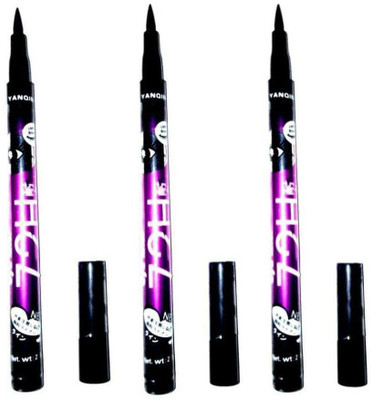 RTB 72 hrs black eyeliner pack of 3 3 ml(black)