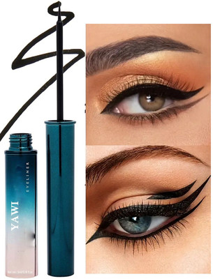 YAWI Black Ultra-Fine Liquid Eyeliner - Long-Lasting Smudge-Proof Formula 5 ml(Black)