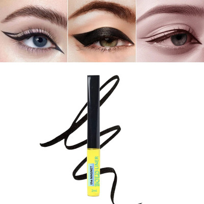 BLUST&FAMME The megnet black eyeliner pack of 1 6 ml(Black)