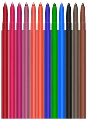 USBK Matte multi color crayon Eye Liner Colorful Eyeliner Pencil 18 g(MULTI-COLOR)