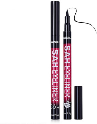 Winble 36H Waterproof Precision Eyeliner Pen – Intense Black 2.5 ml(BLACK)