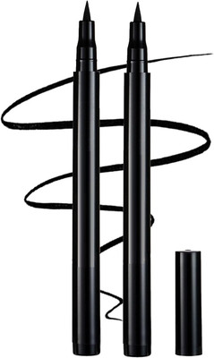 Luster Shine Matte Eye Liner with Precision Tip , Long Lasting Eyeliner 6 g(Black)