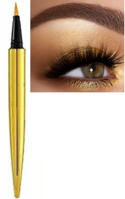 GABBU New Quick Drying Mettalic Golden Eyeliner 6 ml(gold)