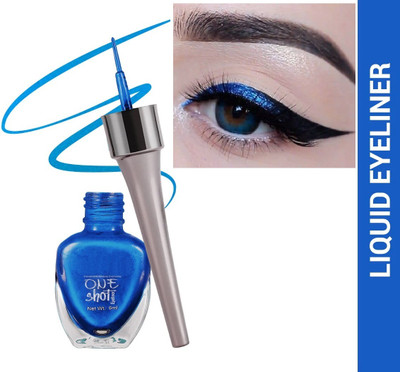 manasona Liquid Eyeliner | Water Proof & Smudge-Proof | Rich Glossy Finish| 6 ml(BLUE)