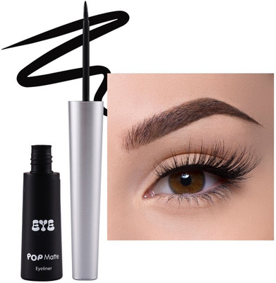 DARYUE Water Resistant Liquid Matte Finish Eyeliner | Precise Application 8 ml(black)