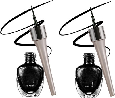ADJD Combo Eyeliner Waterproof One stroke application 12 ml(BLACK)