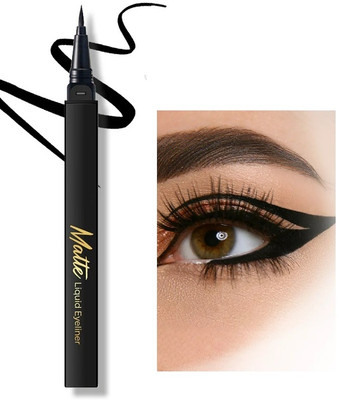 Latixmat Smudge Proof Matte Long Lasting Eye Liner 1.5 g(Matte Black)