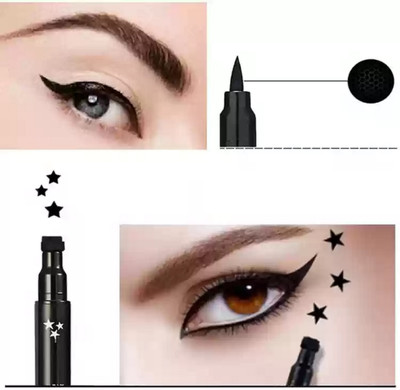 Jiwoo BEST 2 IN 1 EYELINER STAMP WITH STAR PATTERN 7.5 g(BLACK)