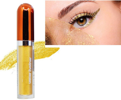 Arcanuy WATER PROOF & SMUDGE PROOF YELLOW LIQUID EYE LINER 5.5 ml 5.5 ml(yellow)