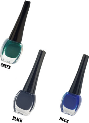 Bigwig Smudge @proof Liquid Coloured Eyeliner Blue, Green, Black 9ML 9 ml(MULTICOLOR)