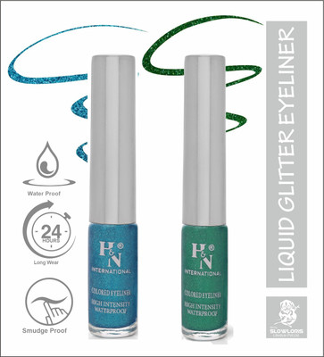 HIGHLIGHT NAILS EL1-CB (EL1-09 ) ( EL1-08)_HH 6 ml(GLITTER SKY::GLITTER GREEN)