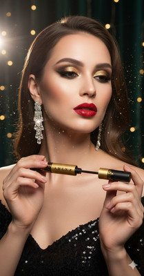 Sheny mascara with eyeliner 2 in 1 long lasting perfect easy to use pack of 1 8 ml(BLACK)