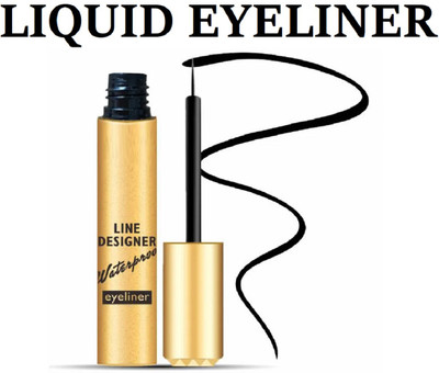 Neycare new eyeliner matte water proof new look easy to use pack of 1 5 ml(black)