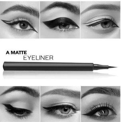 HUZURLU best Professional Black Eyeliner Pen Waterproof.. 4 ml(black)