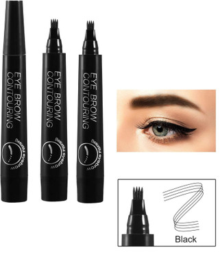 tanvi27 waterproof and long lasting eyebro pen black 2.5 g(black)