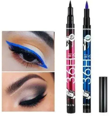 RED4 Black and Blue 36H Waterproof Eyeliner Sketch Pen 6 ml(multi)