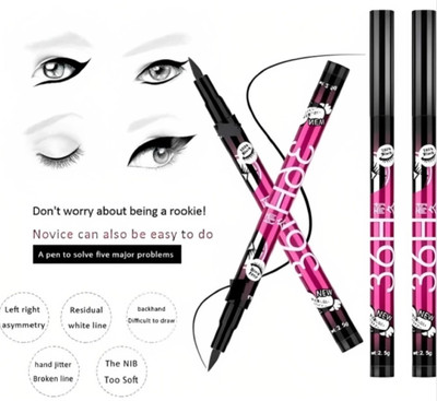 Deeparth (Pack_4) 36H waterproof Eyeliner 2.5 ml(Black)