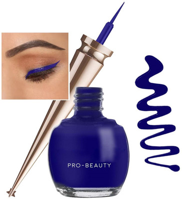 GABBU Liquid Color Eyeliner - 5ml | Waterproof | Smudgeproof | Eyeliner for Women 5 ml(DARK BLUE)