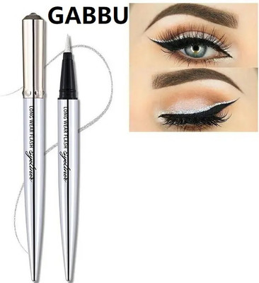 GABBU Waterproof Glitter Liquid Eyeliner Silver 1.5 g(silver)