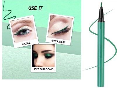 BLUEMERMAID Long Lasting Smudge Proof Ink Eyeliner 3 g (Green) 3 g(GREEN)