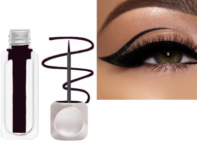 GULGLOW99 Black Liquid Eyeliner Quick-drying Long-wear 3.5 g(BLACK)