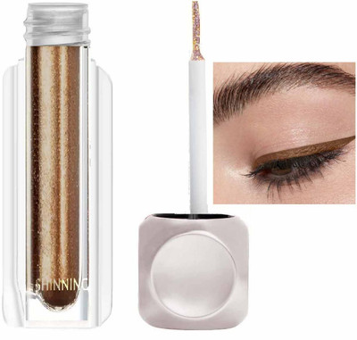 YAWI New Liquid Waterproof Glitter Eyeliner Metallic Shimmer Eyeshadow 3.5 g(Russet)