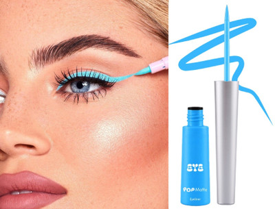 DARYUE MATTE & WATER PROOF JET BLACK GEL EYE LINER, Eyeliner, 8 ml(blue)
