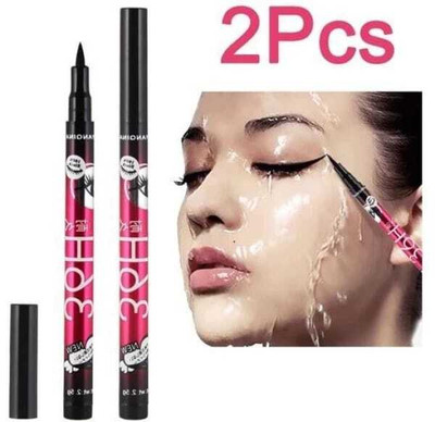Hezruck THE Premiers Pointy End Sketch Pen Eyeliner Smudge proof, Waterproof 5 g(Black)