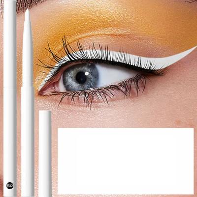 GULGLOW99 Best Waterproof Smudgeproof Soft Black Kohl Kajal Eyeliner 2 g(WHITE)